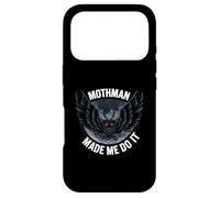 Mothman Made Me Do It Creepy Cryptid Paranormal Coque pour iPhone 17 Pro