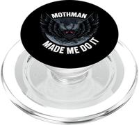 Mothman Made Me Do It Creepy Cryptid Paranormal PopSockets PopGrip pour MagSafe