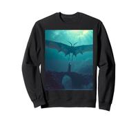 Mothman met en Garde Contre Le Destin au-Dessus du Pont hanté de Point Pleasant Sweatshirt