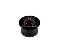Mothman Omen Avertissement Légende Urbaine Folklore Lore Halloween PopSockets PopGrip Adhésif