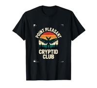 Mothman Point Pleasant Cryptid Club Rétro Paranormal T-Shirt