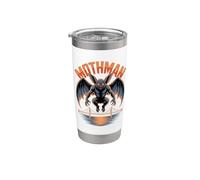 Mothman Prophecie, Virginie-Occidentale, Cryptid Point Pleasant Gobelet isotherme en acier inoxydable double paroi
