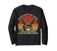 Mothman Soup Humour Introvert Cryptid Leave Me Alone Manche Longue