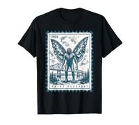 Mothman Stamp Point Pleasant Cryptid 1966 T-Shirt