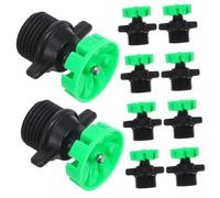 MOTHNUR 10 Pièces arroseur Rotatif Micro Irrigation Sprinkler Rotatif Circulaire tête de pulvérisation d'arrosage buse de pulvérisation d'atomisation buse d'arrosage Petit arroseur PP Vert
