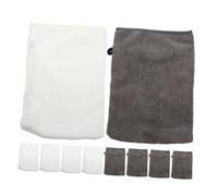 MOTHNUR 10 pièces de Nettoyage Visage Microfibre Douce Démaquillants Réutilisables et Fille Nettoyage Profondeur et Démaquillage Lavables et Pratiques pour Usage Quotidien