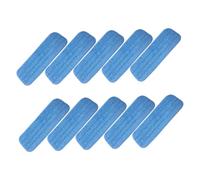 MOTHNUR 10 pièces Lot de Housses de Vadrouille Microfibre Lavables Réutilisables Recharge pour Balai Spray Compatible Nettoyage Sols Durs Entretien Écologique