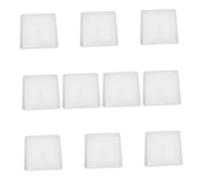 MOTHNUR 10 pièces Lot de Soucoupes Carrées pour Pots de Plantes Plateau de Récupération Eau Résistant Base de Jardinière Léger et Pratique pour Balcon et Intérieur