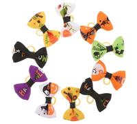 MOTHNUR 10 pièces Set de Élastiques Colorés pour Cheveux de Chien Accessoires de Toilettage Nœuds pour Animaux Maintien Pratique pour Chiens et Chiots