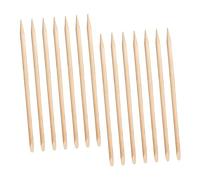 MOTHNUR 100 Pièces Bâtons Bois pour Cuticules Poussoir Ongles Double-extrémité Manucure Pédicure Outils Pratiques pour Nettoyage Ongles