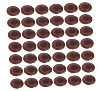 MOTHNUR 100 pièces Cache-vis Plastique pour Meubles Bouchons Décoratifs Plastique Résistants Caches de Trou pour Vis à Bois Protection Anti-poussière pour Placards et Armoires Foncé