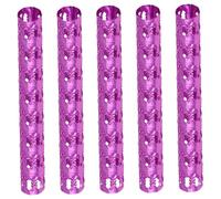 MOTHNUR 100 Pièces Clips pour Dreadlocks Aluminium Épais Bagues Filigranes Décoratives pour Extensions Bijoux Cheveux Résistants et Faciles à Utiliser Accessoires Polyvalents pour