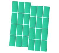 MOTHNUR 100 pièces Lot de Cartes Métal Vierges pour Gravure et Sublimation Cartes Visite Aluminium Vert Adaptées Fabrication de Porte-noms et Étiquettes