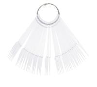 MOTHNUR 100 pièces Nuancier Ongles Bâtonnets Déchantillons Pliables Éventail Transparent pour Vernis et Pratique Manucure