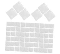 MOTHNUR 100 Pièces Plateau Affichage Vernis à Ongles Verre Transparent pour Salon Carte Couleur Nail Art Support Sans Burrs pour Pratique et Professionnelle