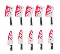 MOTHNUR 10pièces Breloques Pour Ongles Halloween Forme De Coupe Sanglante Lot De Décorations De Manucure Pour Femmes Nail Art