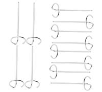 MOTHNUR 12 pièces Brochettes Acier Inoxydable pour Bbq et Friteuse à Vertical Pratique pour Griller Viande et Légumes Ustensile de Cuisine Durable et Facile à Utiliser