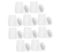 MOTHNUR 12 pièces Hdpe Small Refillable Bottles With Screw Caps For Medicine Storage And Travel Carrying