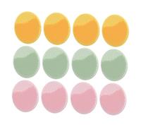 MOTHNUR 12 Pièces Lot De Brosses De Massage Du Chevelu Silicone Brosse à Shampooing Douce Pour Garçon Fille Nettoyant Exfoliant Pour Croûtes De Lait Accessoires De Bain