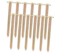 MOTHNUR 12 pièces Piquets Métalliques de Mesure Galvanisés pour Marquage Terrain Jardinage Enquête Propriété à Pointe Aiguisée pour Installation Facile