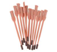 MOTHNUR 12 Pièces Tondeuse à Poils de Nez Manuelle avec Brosse de Nettoyage Épilateur Nasal Doux pour Hommes et Femmes Couleur