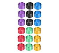 MOTHNUR 18 pcs Anneaux Aluminium Colorés pour Pigeons Bagues Ouvertes Légères et Durables Outil de Marquage et Identification Oiseaux Accessoires Pigeons Privés Couleur Couleur Aléatoire