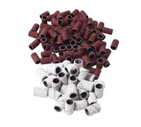 MOTHNUR 2 Bandes Abrasives pour Ponceuse Ongles Corindon Blanc Marron Manucure et Pédicure Accessoires