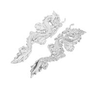 MOTHNUR 2 pièces Autocollants Extérieurs Voiture Emblèmes Dragon Chinois pour SUV Voiture Décoration Unique