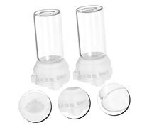 MOTHNUR 2 pièces Boîte Alimentation Fourmis Verre Transparent Mangeoire Eau Fourmis et Facile à Nettoyer Stable pour Élevage et Nid Insectes