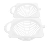 MOTHNUR 2 Pièces Boîte d'élevage d'oiseau Jade Accessoires d'élevage d'oiseaux cachat de Nidification du Perroquet nids de perroquets nids pour perruches Plastique Blanche