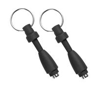 MOTHNUR 2 Pièces Cigar Punch Set Portable Silicone Hole Opener With Keychain For Precise Cutting Fits All Cigar Types Compact Lightweight For Travel And Social Events