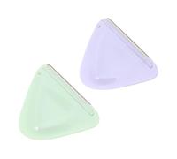 MOTHNUR 2 Pièces Ciseaux à Sourcils Tondeuse Portable Acier Inoxydable pour Utilisation à Domicile et Professionnelle Précision et Sécurité Assurées Vert