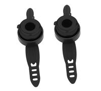 MOTHNUR 2 pièces Cloche Plastique pour Trottinette et Garçon Fille Sonnerie Forte et Accessoire Sécurité Guidon Facile à Installer Lot de Noir