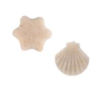 MOTHNUR 2 pièces Éponge Visage Exfoliante Naturelle Tampon Démaquillant Doux et Hommes Épurateur Pores et Nettoyage Facial