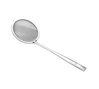 MOTHNUR 2 Pièces Filtre Huile Inox avec Tamis Maille Fine Mesh Écumoire Longue Brûlure Set pour Cuisson et Friture Cuisine Professionnelle