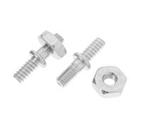 MOTHNUR 2 pièces Jeu de Goujons et Écrous pour Tronçonneuse Compatibles de Rechange Durables pour Guide-chaîne Accessoires Réparation Tronçonneuse Robustes Lot