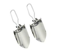 MOTHNUR 2 pièces Kit de Jardinage Pelle Pliante Acier Inoxydable Légère et Compacte pour Plantations et Entretien des Plantes