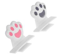 MOTHNUR 2 pièces Lève-couvercle Toilette Poignée Chat Cartoon Élévateur Hygiénique Multifonction Évitez Contact Direct Accessoire Salle de Bain