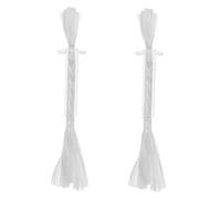 MOTHNUR 2 Pièces Mèches pour Lampe à Huile Coton Mèches Résistantes Verre et Coton pour Lampes à Pétrole et Lampions Remplacements et Décorations de Mariage