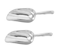 MOTHNUR 2 Pièces Pelle à Glace Alliage Aluminium Épaisse Résistante Au Froid avec Poignée Ergonomique Pelle Polyvalente pour Glace Grains et Popcorn Cuisine et Buffet