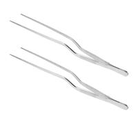 MOTHNUR 2 Pièces Pincettes ophtalmiques outils de nettoyage des oreilles outils pour enlever le cérumen petite pince à épiler Silver