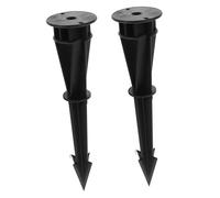 MOTHNUR 2 pièces Piquets Plastique de Remplacement pour Lumières LED Extérieures Résistants Au Vent Faciles à Installer pour Jardin et Allée Lot