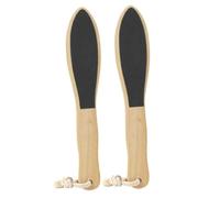 MOTHNUR 2 pièces Planche Exfoliante Double Face pour Bois Masseur Anti-callosités Soin des Portable pour Maison et Voyage