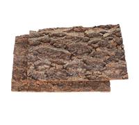 MOTHNUR 2 pièces Plateforme Escalade pour Reptiles et Tortues Écorce Naturelle Décor pour Terrariums Support de Repos Antidérapant Lot de Matériau Sûr et Résistant