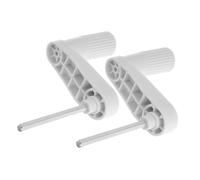 MOTHNUR 2 Pièces Poignée de Manivelle pour Bureau Accessoire Manuel Ergonomique Haute Résistance Facile à Installer pour Table Élévatrice et Établi