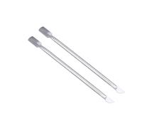 MOTHNUR 2 pièces Poussoir Cuticules Acier Inoxydable Kit Manucure et Pédicure Outil Précis Nettoyage Cuticules Vernis