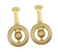 MOTHNUR 2 Pièces Practical Cast Iron Stove Head Gas Burner Caps for Kitchen Cooking Accessories
