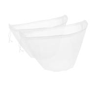 MOTHNUR 2 pièces Sachets Filtrants Réutilisables pour Aliments de Passoire à Maille Fine pour Lait Végétal Jus et Aliments Filtrant Pratique et