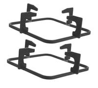 MOTHNUR 2 Pièces Support de Cuisinière Antidérapant Fonte de Racks Carrés pour Réchaud à Gaz Résistance à Haute Température et Facile à Nettoyer Accessoire Pratique pour Cuisine