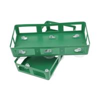 MOTHNUR 2 pièces Support de Fleurs avec Ventouse pour Décoration de Voiture de Mariage Plateau Vert pour Fixation de Bouquets Accessoire Floral DIY pour Boutique et Cérémonie